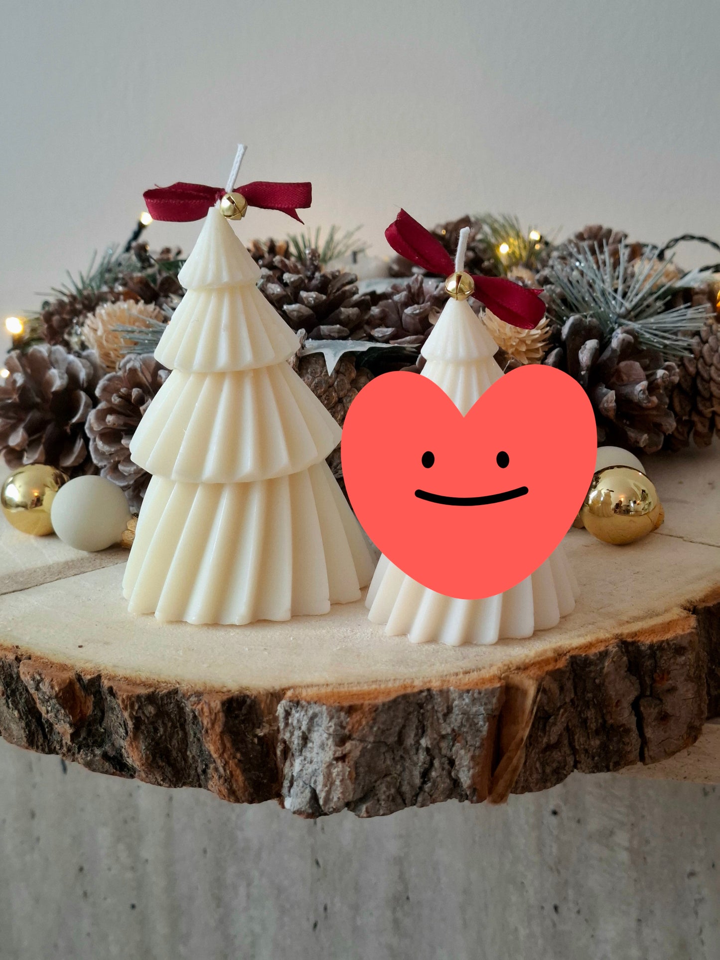 'Christmas tree' kaars S|M