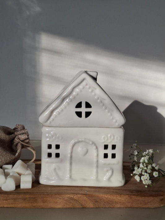 'Gingerbread House' white waxbrander