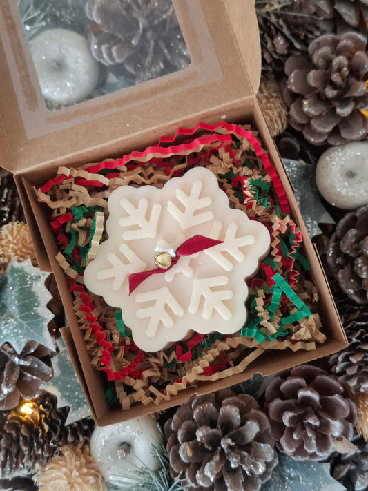 'Snowflake' christmas kaars