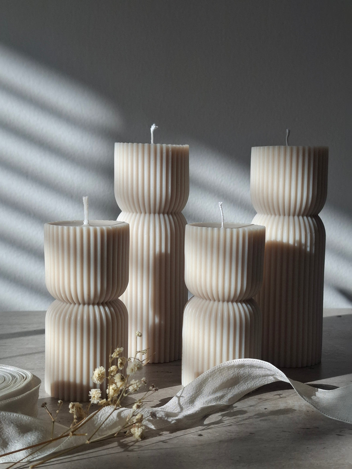 Auren kaars beige