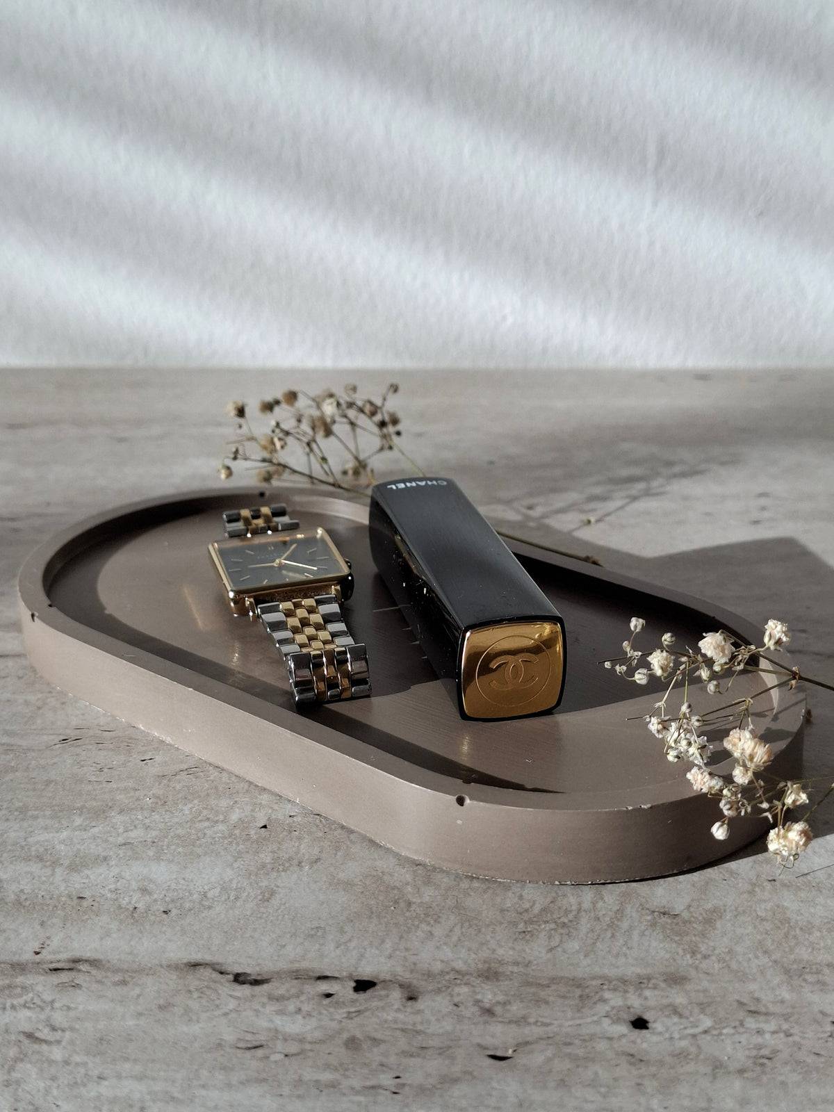 'Nelia' deco dark taupe